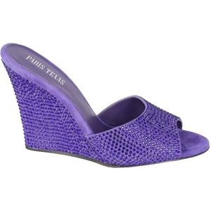 Paris Texas, Dames, Schoenen, Paars, Maat: 37 EU Leer,