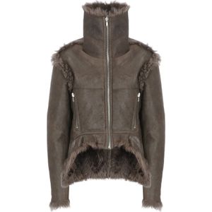 Rick Owens, Dames, Jassen, Bruin, Maat: XS Katoen,