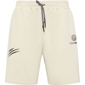 Plein Sport, Heren, Korte broeken, Grijs, Maat: XS Katoen,