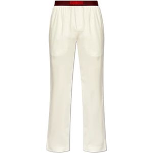 Dsquared2 Pyjamabroek met logo , White , Heren , Maat: S