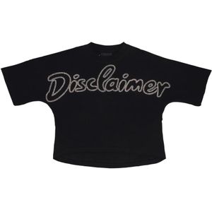 Disclaimer, Dames, Tops, Zwart, Maat: S Katoen,