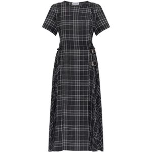 Burberry, Dames, Jurken, Grijs, Maat: 3XS Katoen,