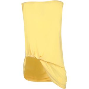 Jacquemus, Dames, Tops, Geel, Maat: 2XS