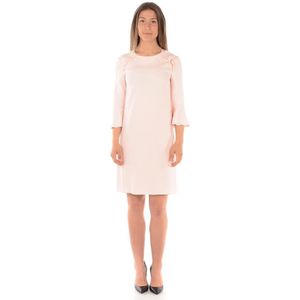 Liu Jo, Dames, Jurken, Roze, Maat: M Viscose,