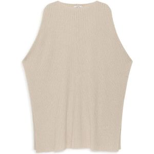Maliparmi, Dames, Jassen, Beige, Maat: ONE Size Kasjmier,