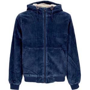 Element, Heren, Jassen, Blauw, Maat: L Katoen,