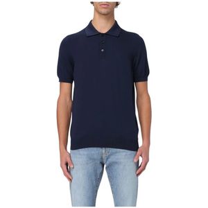 Fay, Heren, Tops, Blauw, Maat: M