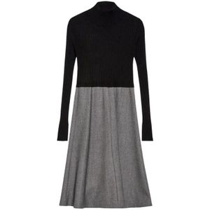 Pennyblack, Dames, Jurken, Veelkleurig, Maat: 3XS Poliester,