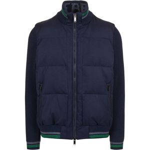 Iceberg, Heren, Jassen, Blauw, Maat: M Nylon,