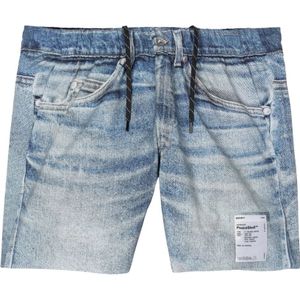 Satisfy, Dames, Korte broeken, Blauw, Maat: M Denim,