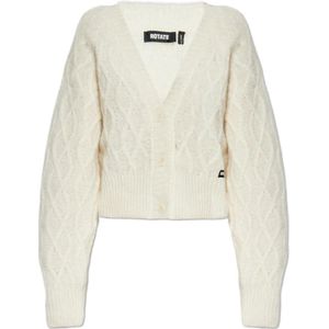 Rotate Birger Christensen, Dames, Truien, Beige, Maat: M Mohair,