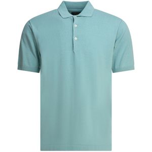 Beams Plus, Heren, Tops, Blauw, Maat: S Katoen,