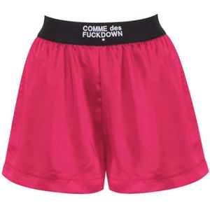 Comme des Fuckdown - Model CO13541 - Korte Broeken - Fuchsia - Polyester