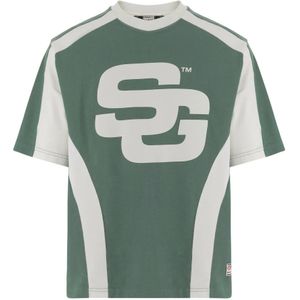 Summit Games, Heren, Tops, Groen, Maat: S Katoen,