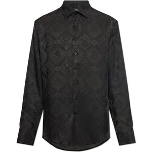 Etro, Heren, Overhemden, Zwart, Maat: L Zijde,
