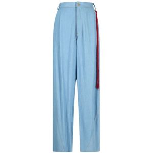 Darkpark, Dames, Broeken, Blauw, Maat: XS