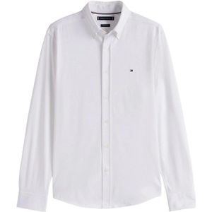 Tommy Hilfiger, Heren, Overhemden, Wit, Maat: XS Katoen,