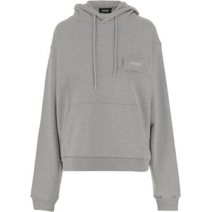 We11Done, Heren, Sweatshirts & Hoodies, Grijs, Maat: L Katoen,