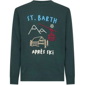 MC2 Saint Barth, Heren, Truien, Groen, Maat: M Wol,