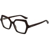 Alexander McQueen - Optical Frame - Bruin - Geometrisch Acetaat Montuur