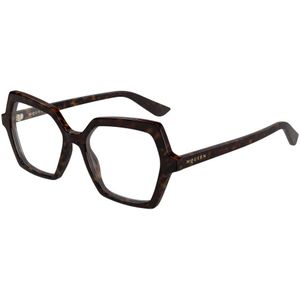 Alexander McQueen - Optical Frame - Bruin - Geometrisch Acetaat Montuur