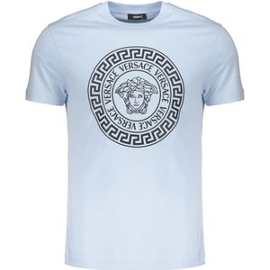 Versace, Heren, Tops, Blauw, Maat: 3XL Katoen,