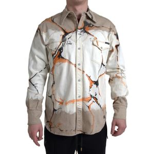 Dolce & Gabbana, Heren, Overhemden, Veelkleurig, Maat: L Denim,