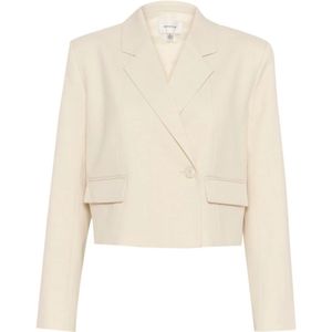 Gestuz, Dames, Jassen, Beige, Maat: 2XS Viscose,