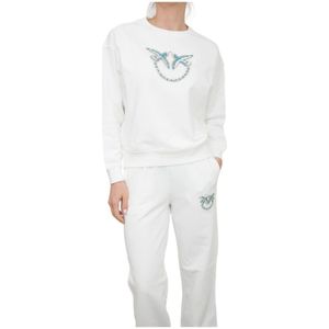 Pinko - Love Birds - Sweatshirt - Beige - Katoen