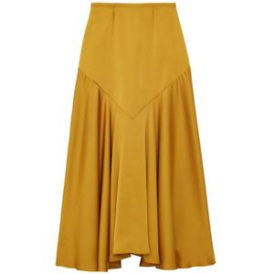 Ines de la Fressange Paris, Dames, Rokken, Geel, Maat: 2XS Velours,