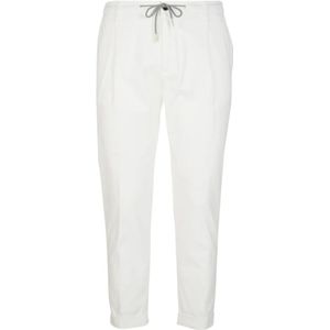 Eleventy, Heren, Broeken, Wit, Maat: W30 Katoen,