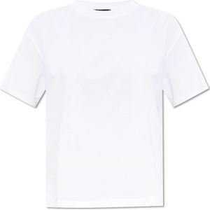 Emporio Armani, Dames, Tops, Wit, Maat: L Katoen,