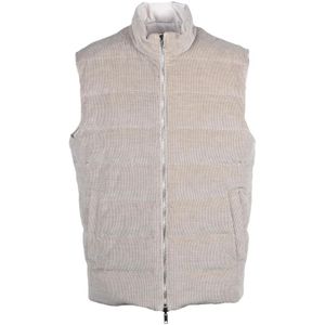 Eleventy, Heren, Jassen, Beige, Maat: 2XL Katoen,