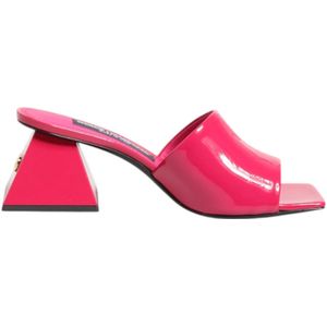 Dolce & Gabbana, Dames, Schoenen, Roze, Maat: 35 EU Leer,