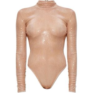 Dsquared2, Dames, Tops, Beige, Maat: M