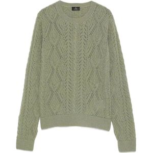 Etro, Dames, Truien, Groen, Maat: S Jersey,