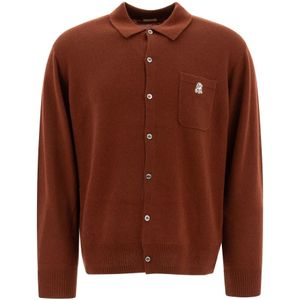 Undercover, Heren, Truien, Bruin, Maat: 2XL Wol,