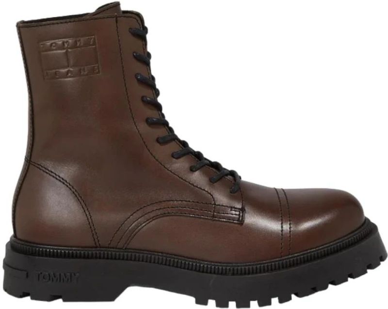 Tommy Hilfiger - Casual Veterschoen - Bruin - Leer