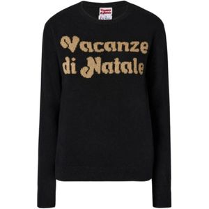 MC2 Saint Barth, Dames, Truien, Zwart, Maat: M Wol,