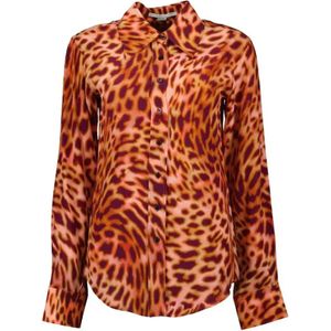 Stella McCartney, Dames, Blouses & Shirts, Oranje, Maat: 2XS Katoen,