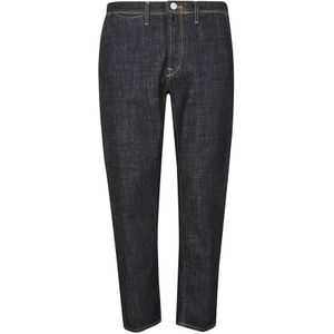 Incotex, Heren, Jeans, Blauw, Maat: W38 Denim,