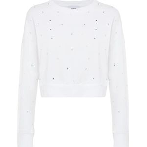 Alpha Studio, Dames, Sweatshirts & Hoodies, Wit, Maat: M