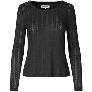 Lollys Laundry, Dames, Tops, Zwart, Maat: M Katoen,