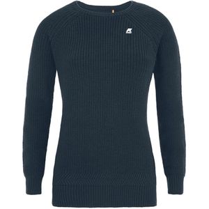 K-Way, Dames, Truien, Blauw, Maat: S Katoen,