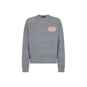 Dsquared2 Grijze Sweaters voor Heren , Gray , Heren , Maat: 3XL