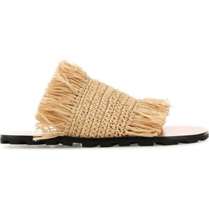 Jil Sander, Dames, Schoenen, Beige, Maat: 37 EU Leer,