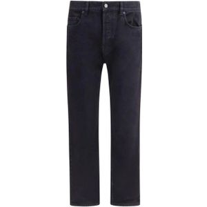 Saint Laurent, Heren, Jeans, Zwart, Maat: W32 Katoen,