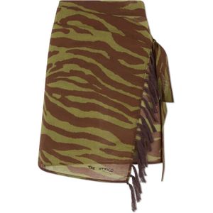 The Attico, Dames, Badkleding, Bruin, Maat: XS Katoen,