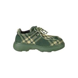 Burberry Stijlvolle Lace-Up Sneakers , Multicolor , Heren , Maat: 39 EU