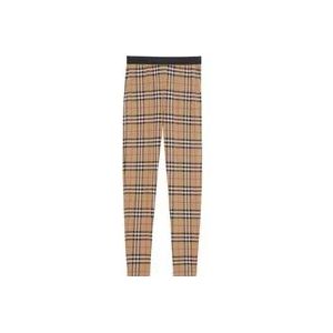 Burberry Vintage Check Leggings , Beige , Dames , Maat: XS